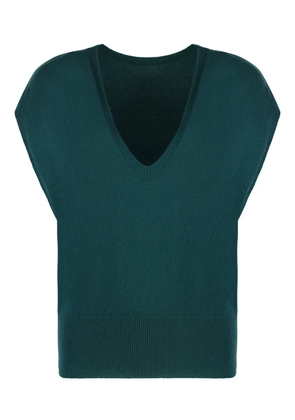 Malo knitted vest - Green