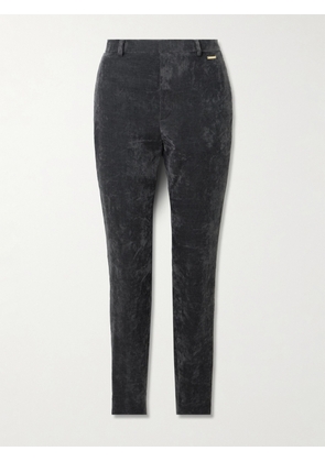 Gucci - Cotton-blend Velvet Pants - Green - IT36,IT38,IT40,IT42,IT44,IT46