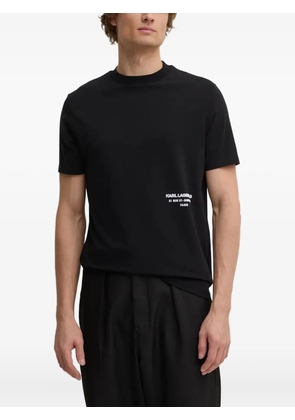 Karl Lagerfeld logo-print T-shirt - Black