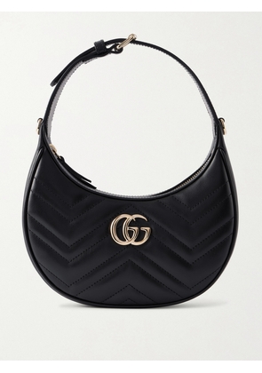 Gucci - Gg Marmont Mini Matelassé Leather Shoulder Bag - Black - One size