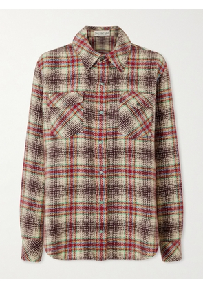 God’s True Cashmere - Balance Checked Cashmere Shirt - Neutrals - xx small,x small,small,medium,large