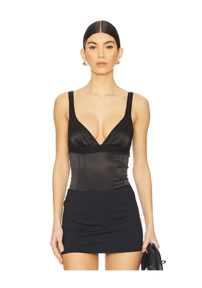 Free People x Intimately FP Anywhere With You Bodysuit in Black. Size M. Also in S, XS.