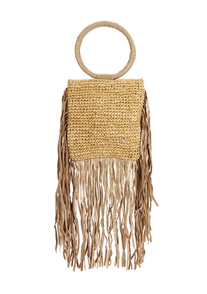 florabella Modica Clutch in Beige.