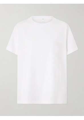 lululemon - All Yours Organic Cotton-blend Jersey T-shirt - White - x small,small,medium,large,x large