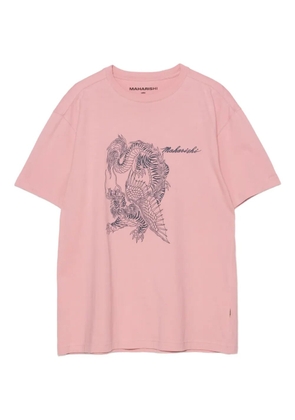 Maharishi Tiger Dragon T-shirt - Pink