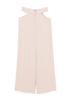 Xenia Magera cut-out detail pants - Pink