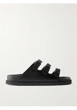 Birkenstock 1774 - Florida Bow-detailed Leather Sandals - Black - IT35,IT36,IT37,IT38,IT39,IT40,IT41