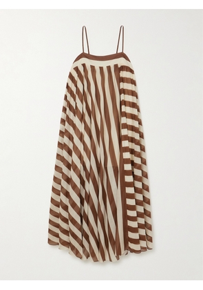 Zimmermann - Daylight Striped Cotton Maxi Dress - Cream - 00,1,2,3,4