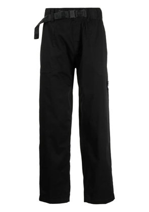 Calvin Klein belted straight-leg trousers - Black