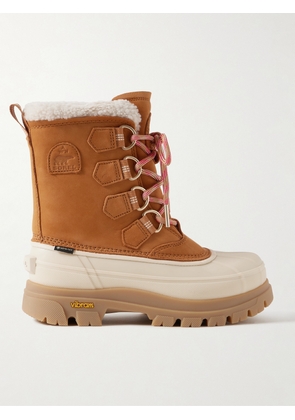 Sorel - Caribou Horizon™ Fleece-trimmed Gore-tex™ Ankle Boots - Brown - US5,US5.5,US6,US6.5,US7,US7.5,US8,US8.5,US9,US9.5,US10,US10.5,US11,US12