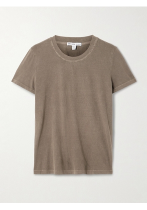 James Perse - Vintage Boy Cotton-jersey T-shirt - Green - 01,2,3,4