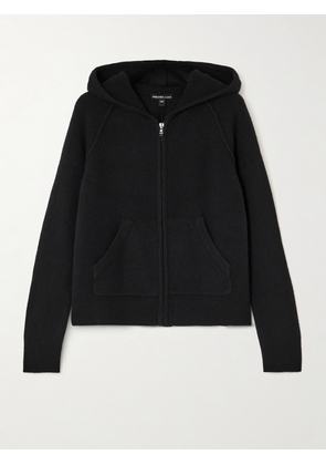 James Perse - Cashmere Hoodie - Black - 01,4