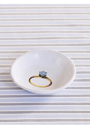 Astier De Villatte - + John Derian Ring Ceramic Dish - White - One size