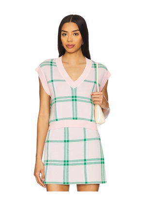 Favorite Daughter The Veronica Vest in Pink. Size L. Also in M, S, XL.