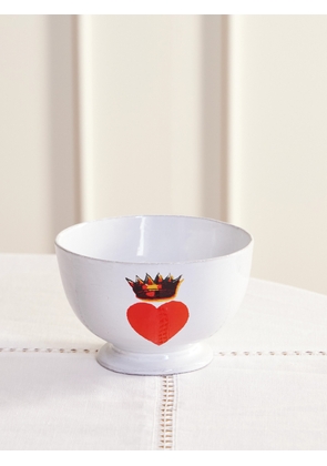 Astier De Villatte - + John Derian Crowned Heart Ceramic Bowl - White - One size