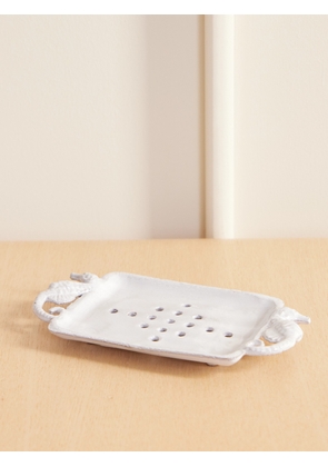 Astier De Villatte - Seahorse Ceramic Soap Dish - White - One size