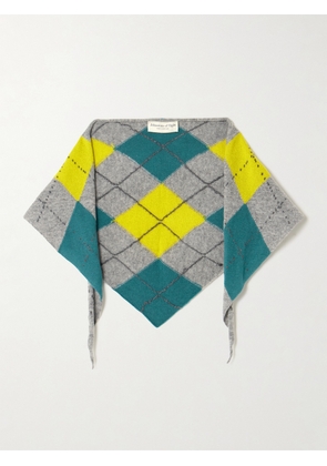 Johnstons of Elgin - Clan Argyle Cashmere Scarf - Multi - One size