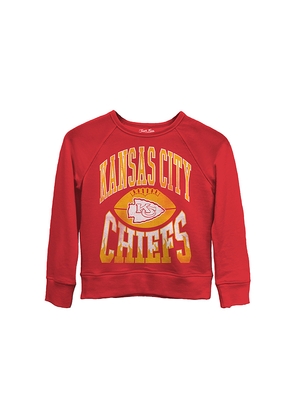 Junk Food Kids Chiefs Hot Route Fleece in Red. Size M. Also in S.