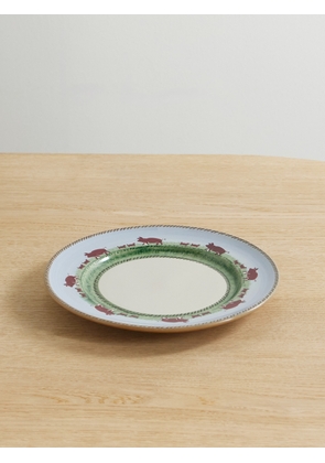 JW Anderson - + Nicholas Mosse Painted Ceramic Plate - Blue - One size