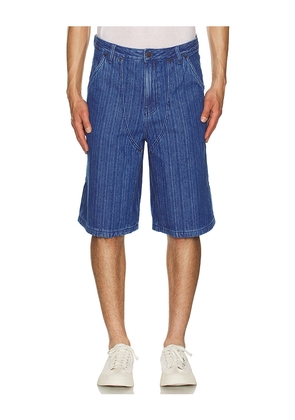 Honor The Gift Gears Carpenter Short in Blue. Size 32. Also in 34, 36.