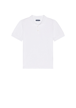 Frescobol Carioca Horacio Polo in White. Size L. Also in S, XL/1X.