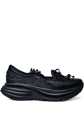 HOKA bow lace-up sneakers - Black