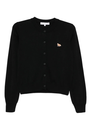 Maison Kitsuné Baby Fox Patch cardigan - Black