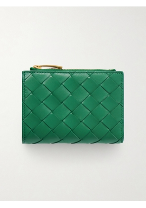 Bottega Veneta - Intrecciato 15 Leather Wallet - Green - One size