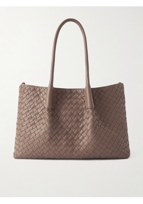 Bottega Veneta - Pinacoteca Small Intrecciato Leather Tote - Brown - One size