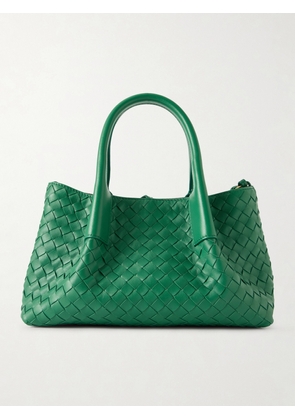 Bottega Veneta - Pinacoteca Small Intrecciato Leather Tote - Green - One size