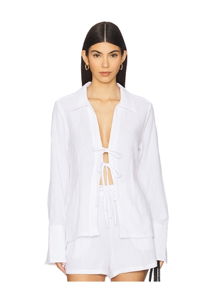 Favorite Daughter The Tied And True Top in White. Size L. Also in M.