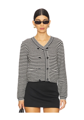 FRAME Court Cardigan in Black. Size S. Also in XS.