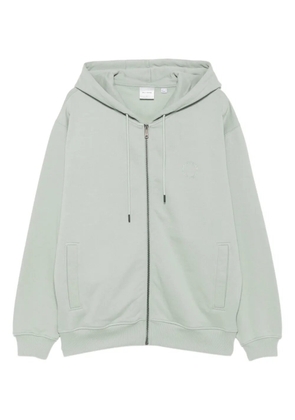 Daily Paper zip-up logo-embroidered hoodie - Green