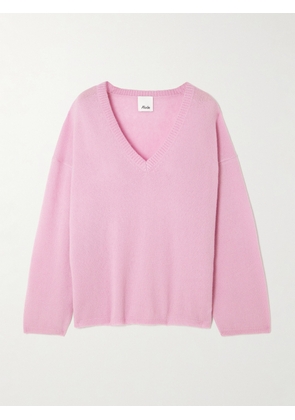Allude - Oversized Cashmere And Silk-blend Sweater - Pink - xx small,x small,small,medium,large