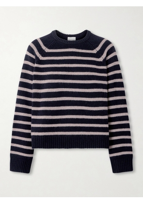 Allude - Striped Wool And Cashmere-blend Sweater - Blue - xx small,x small,small,medium,large