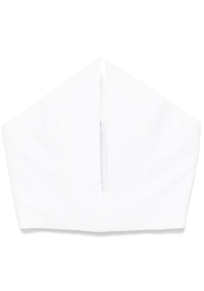 Mônot spiky corset crop top - White