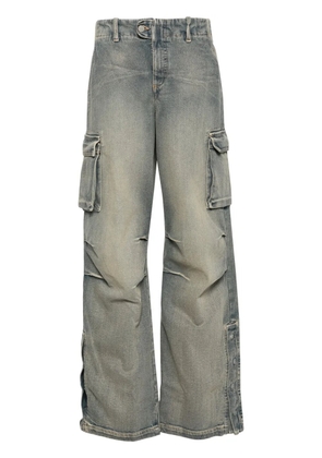 Andrea Ya'aqov mid-rise wide-leg jeans - Blue