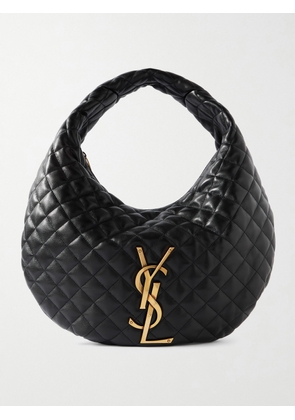 SAINT LAURENT - Icare Quilted Leather Tote - Black - One size