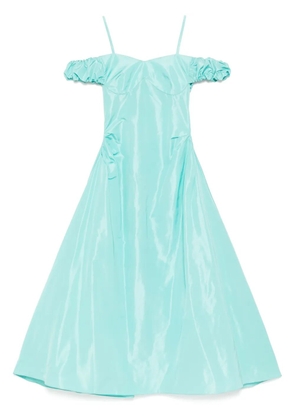 Saiid Kobeisy midi taffeta dress - Green