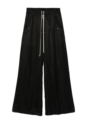 Rick Owens eyelets- detail drawstring trousers - Black