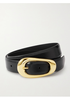 Anderson's - Textured Patent-leather Belt - Black - 65,70,75,80,85,90