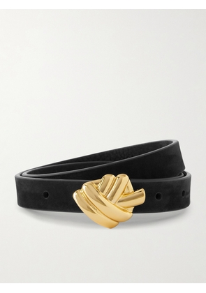Anderson's - Nubuck Belt - Black - 65,70,75,80,85,90