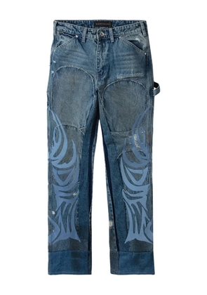 Who Decides War winged carpenter denim jeans - Blue