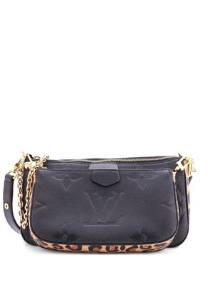 Louis Vuitton Pre-Owned Multi Pochette Accessoires Wild at Heart Monogram Empreinte Giant crossbody bag - Black