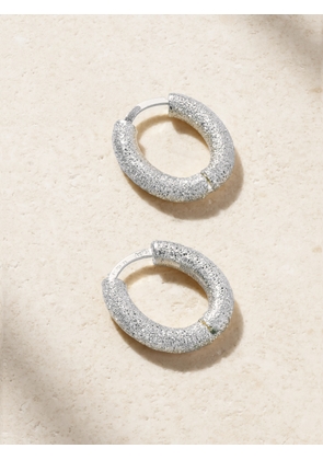Carolina Bucci - 18-karat White Gold Hoop Earrings - Silver - One size