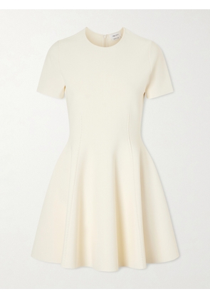MCQUEEN - Stretch-crepe Mini Dress - Ivory - IT38,IT40,IT42,IT44