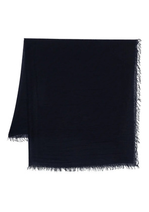 Faliero Sarti fringed scarf - Blue