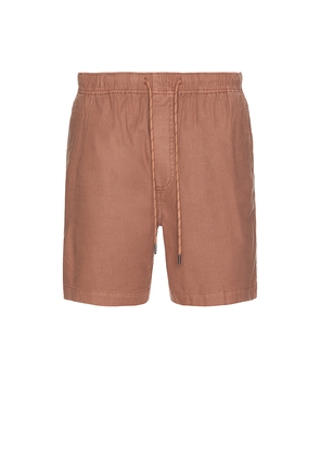 Faherty Essential Drawstring Short in Rose. Size L. Also in S, XL/1X.