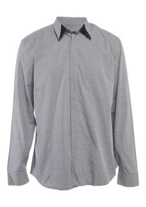 Givenchy Pre-Owned plaid cotton shirt - Blue