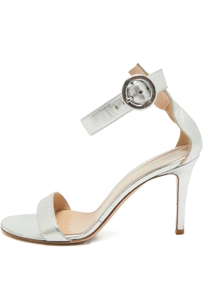 Gianvito Rossi Portofino ankle-strap sandals - Silver